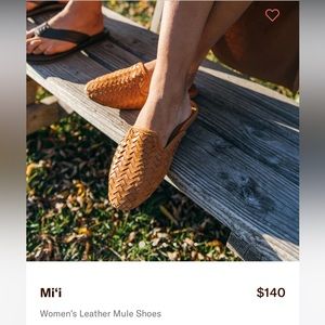 OluKai Mi’i leather mule. Color-Fox